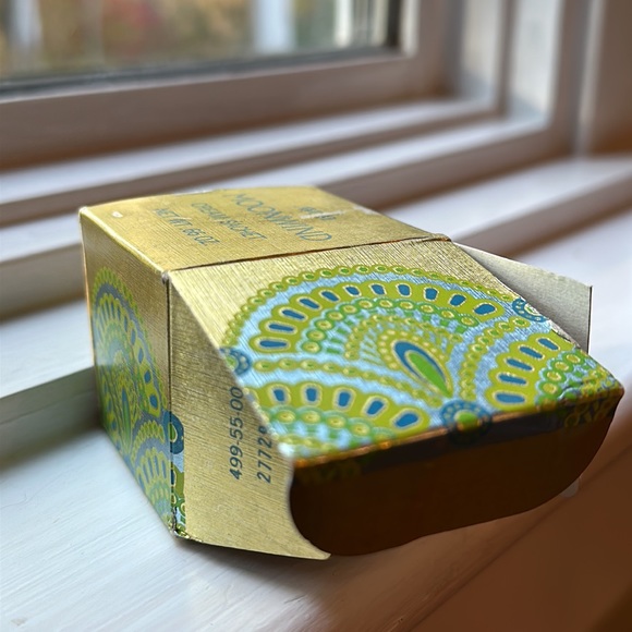 Avon Blue vintage cream sachet glass container Moonwind - Picture 10 of 13